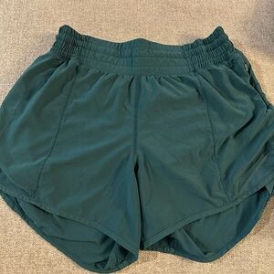 lululemon athletica Dark Green/Teal Athletic Shorts
